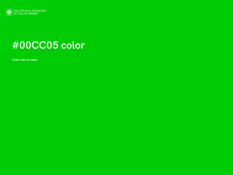 #00CC05 color image