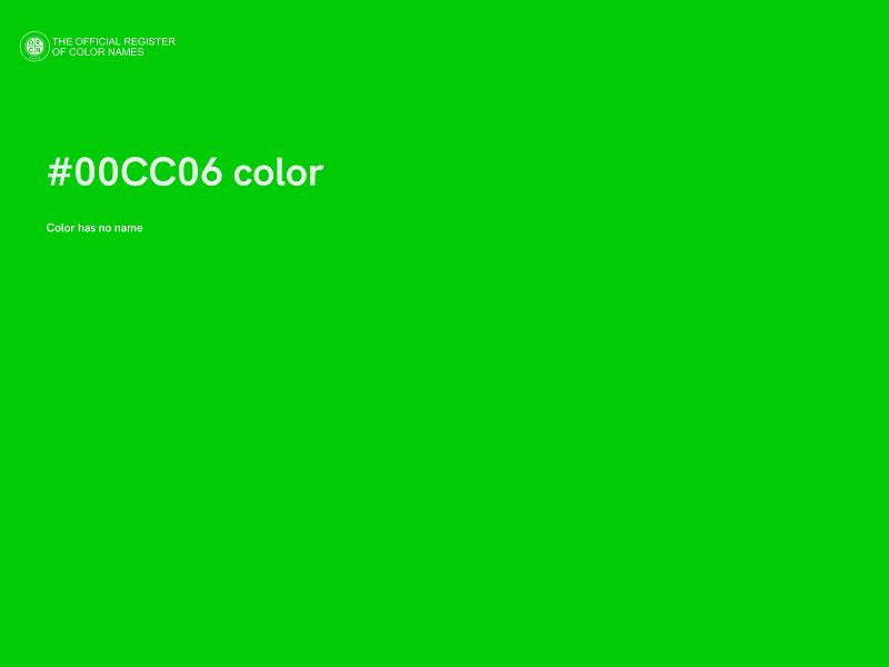 #00CC06 color image