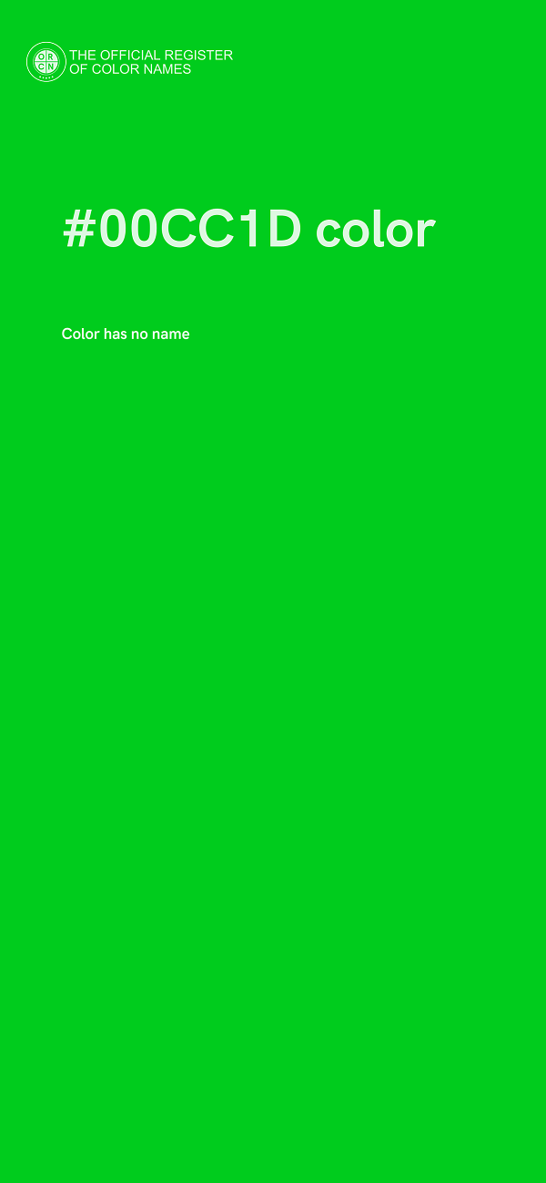 #00CC1D color image