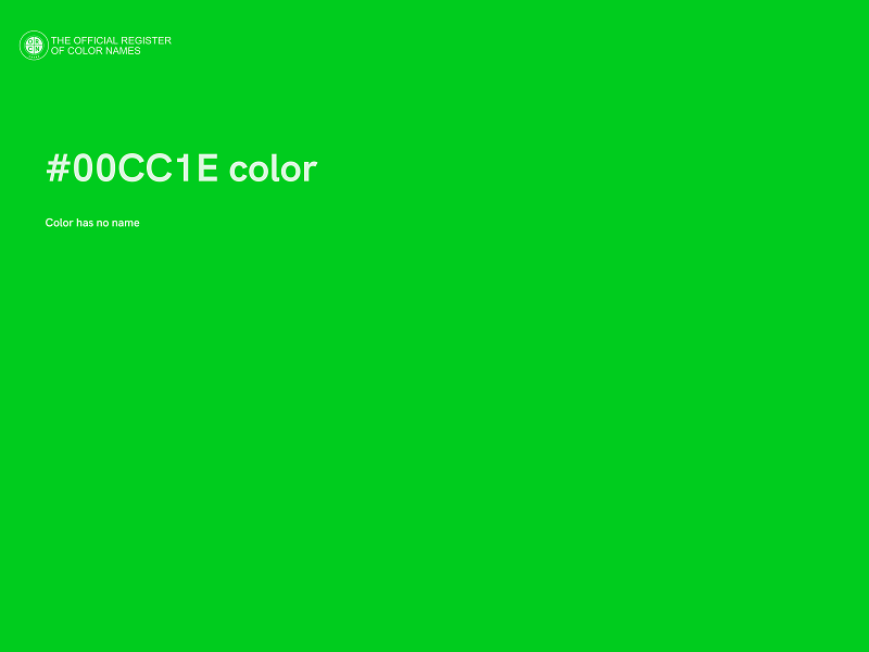 #00CC1E color image