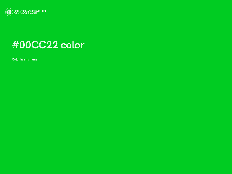 #00CC22 color image