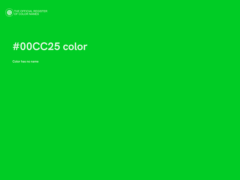 #00CC25 color image