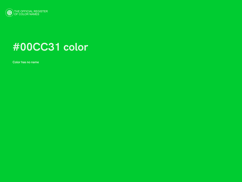 #00CC31 color image