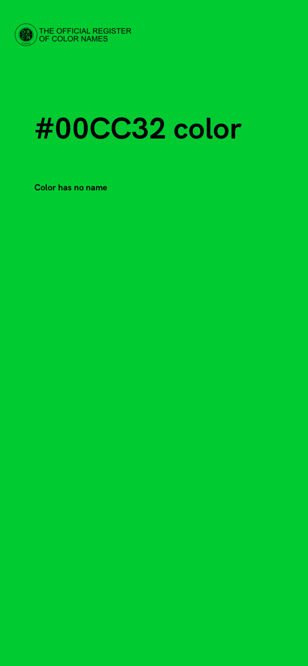 #00CC32 color image