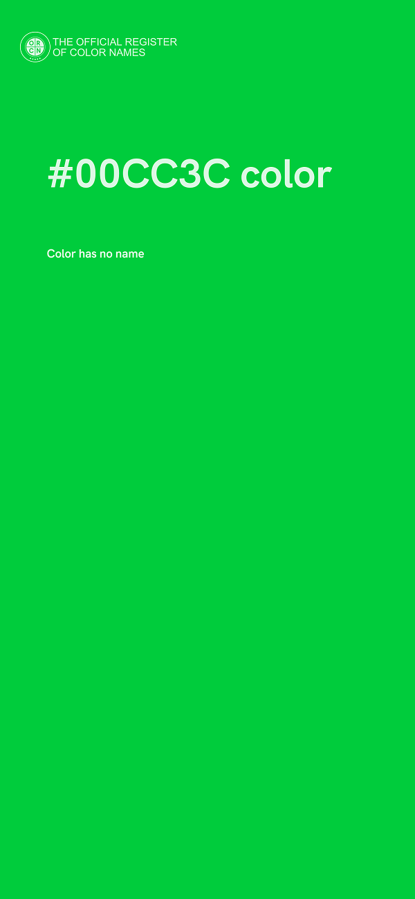 #00CC3C color image