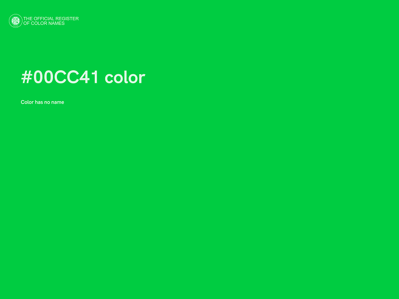 #00CC41 color image