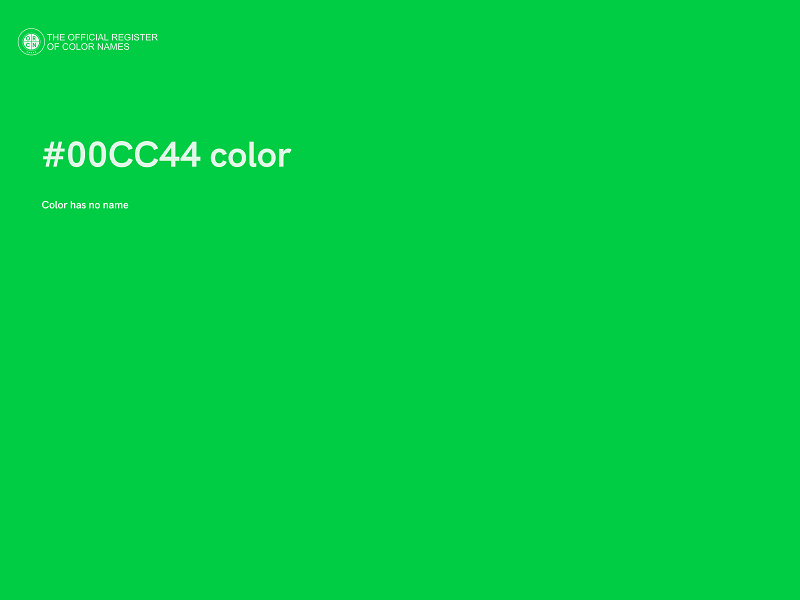 #00CC44 color image