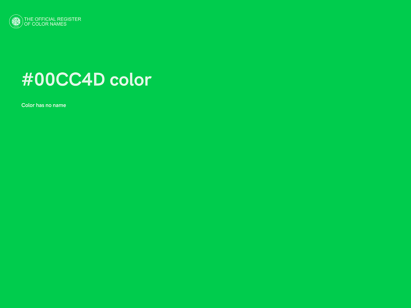 #00CC4D color image