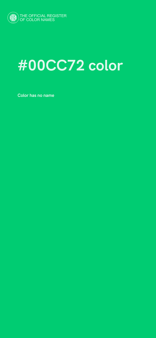 #00CC72 color image
