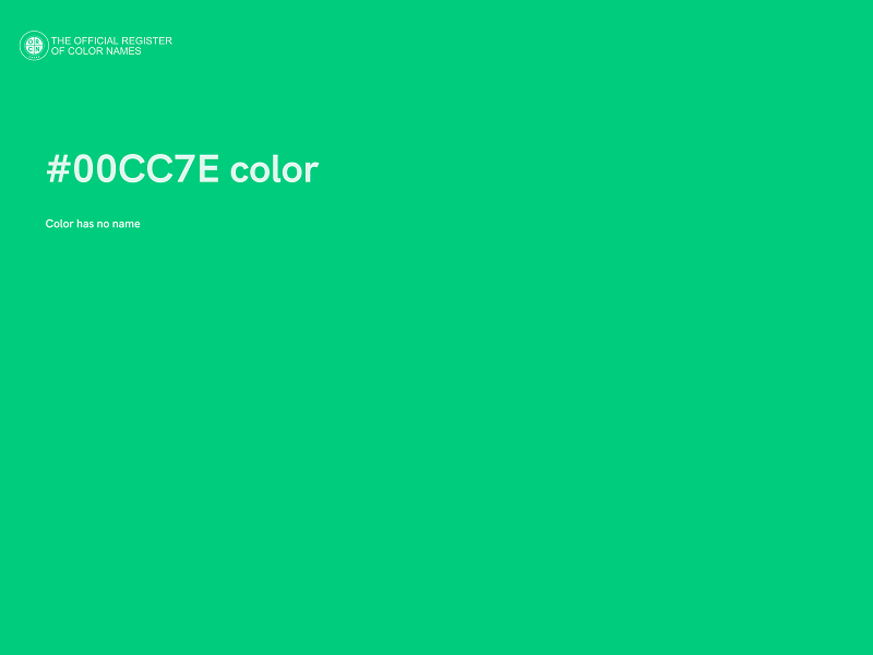 #00CC7E color image