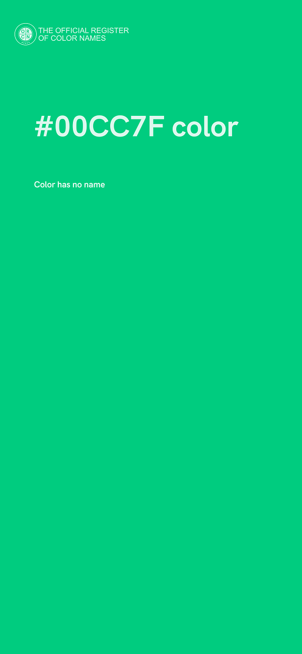 #00CC7F color image