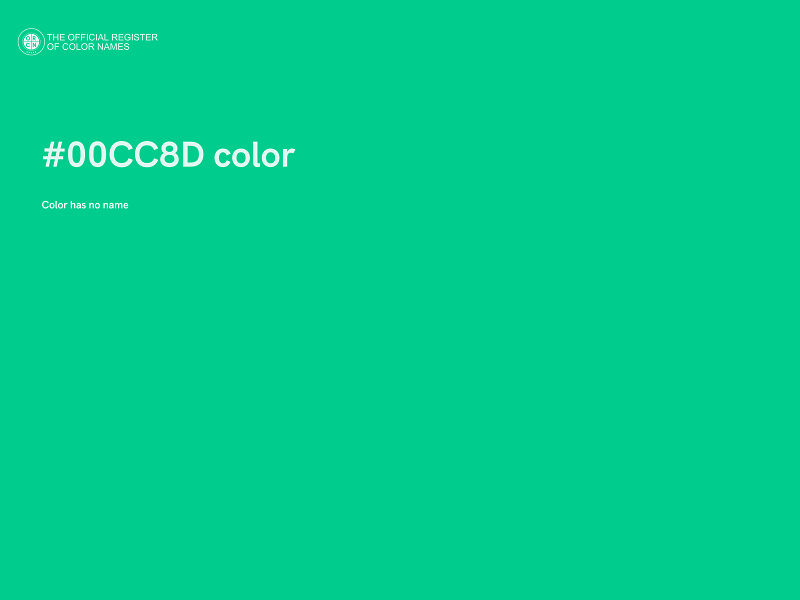 #00CC8D color image