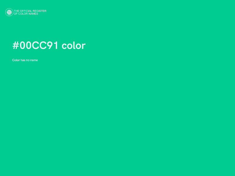 #00CC91 color image