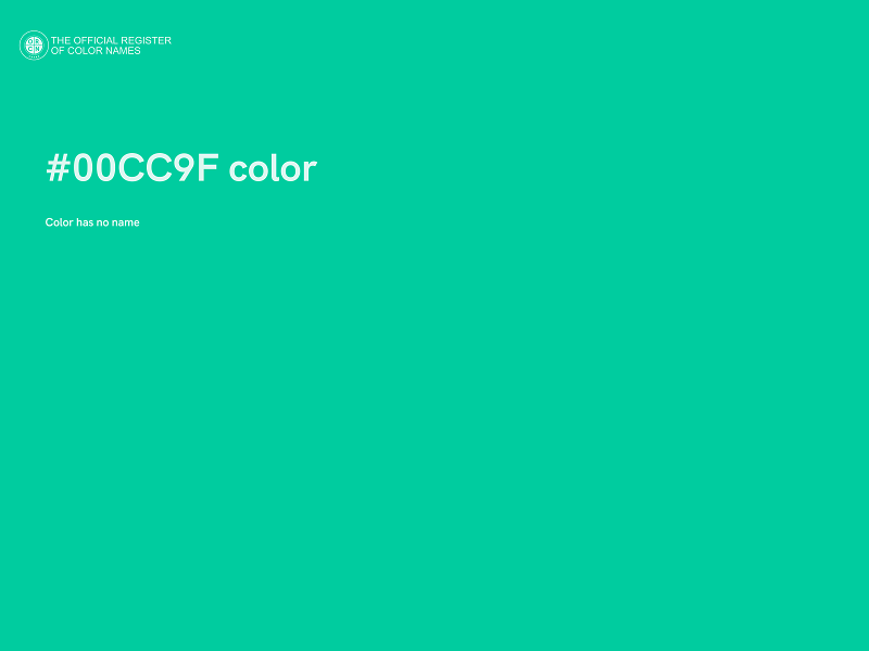 #00CC9F color image