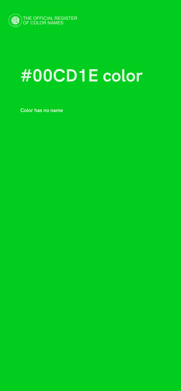 #00CD1E color image