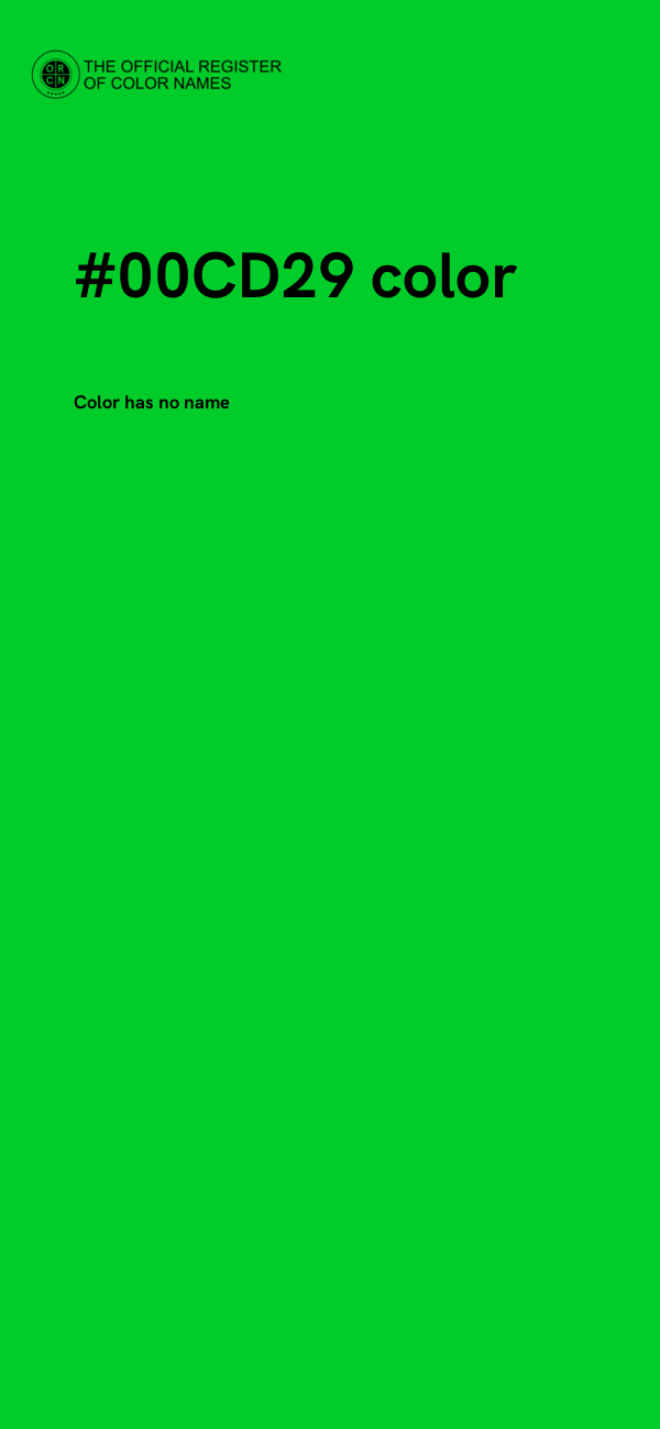 #00CD29 color image