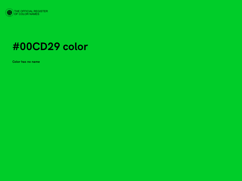#00CD29 color image