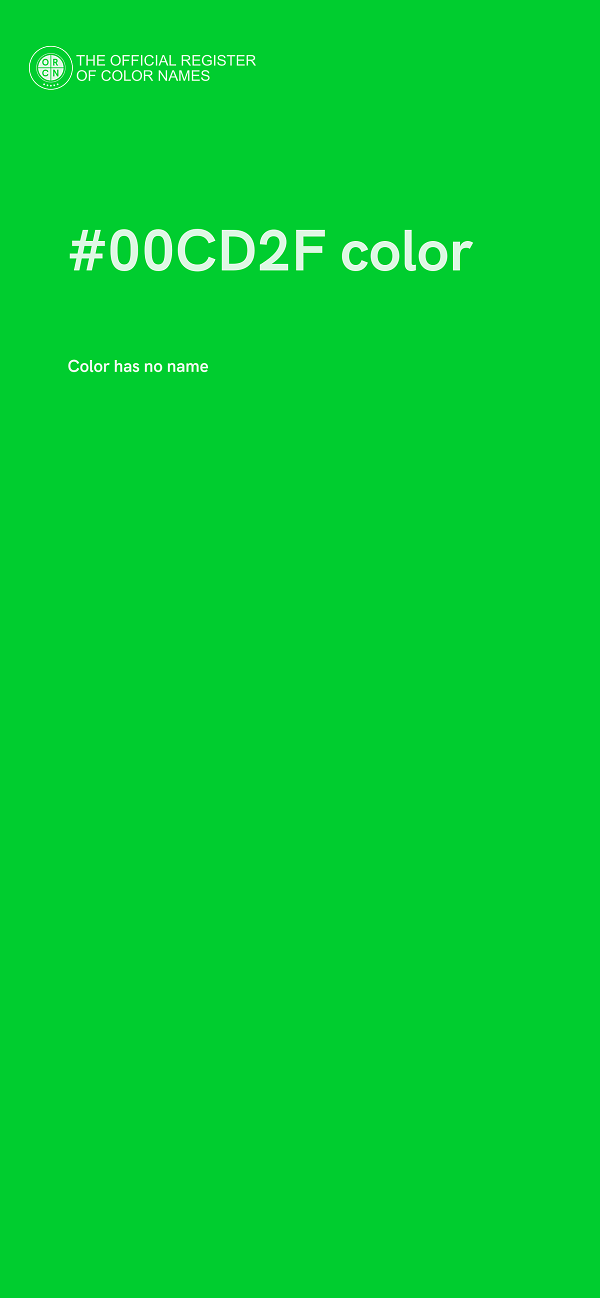 #00CD2F color image