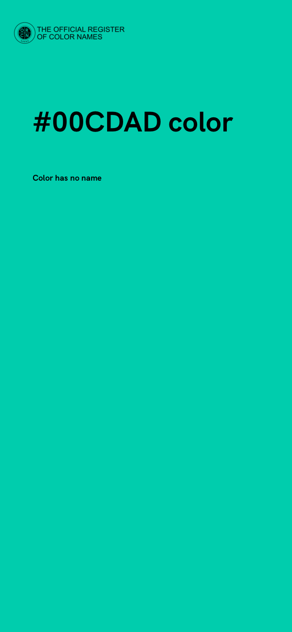 #00CDAD color image