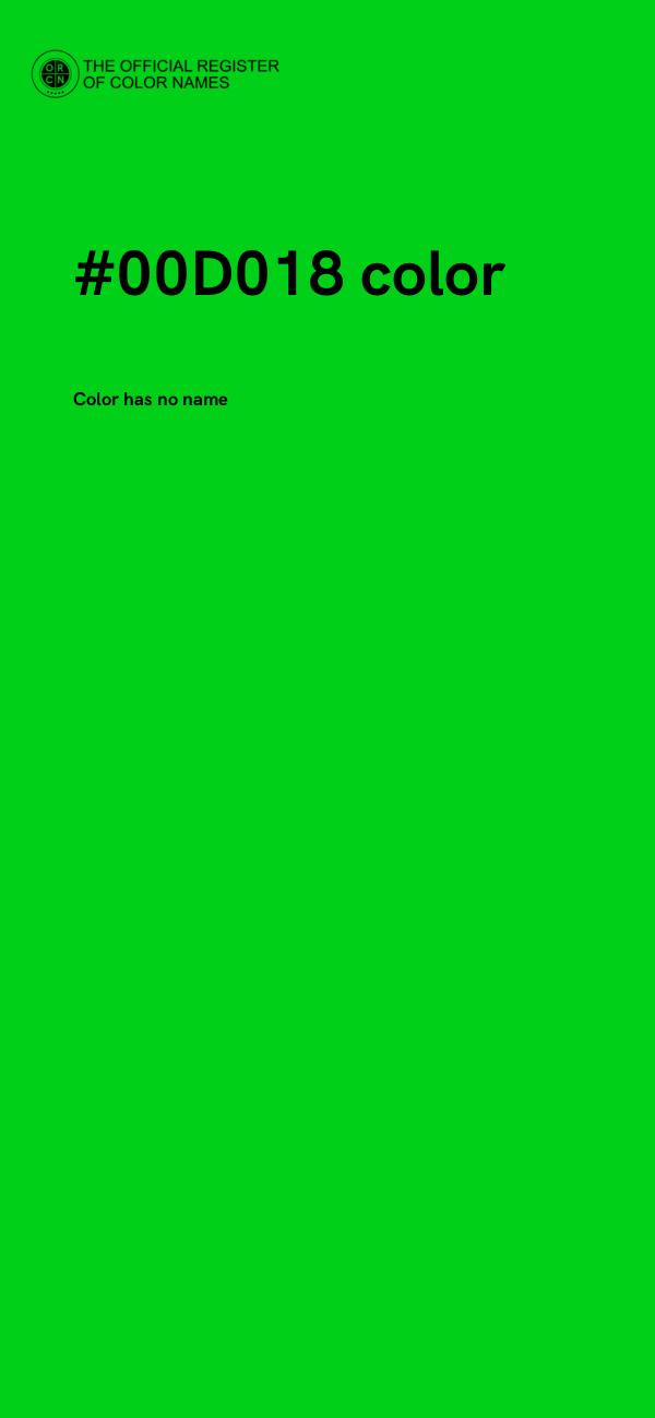 #00D018 color image