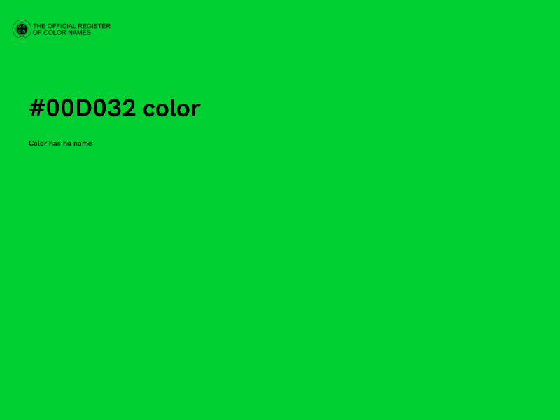 #00D032 color image