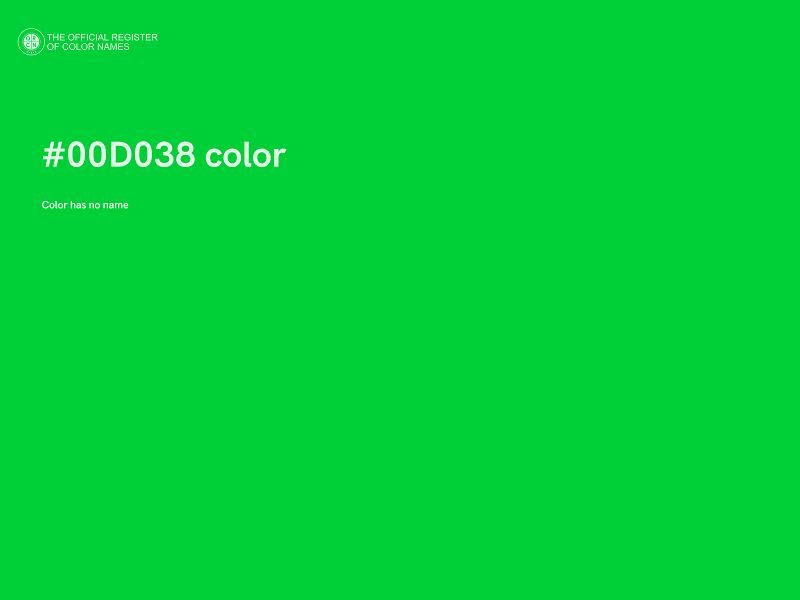 #00D038 color image