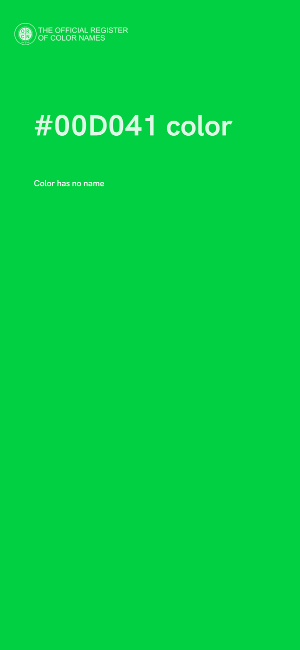#00D041 color image