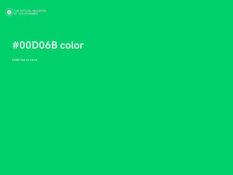#00D06B color image