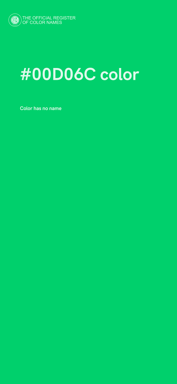#00D06C color image