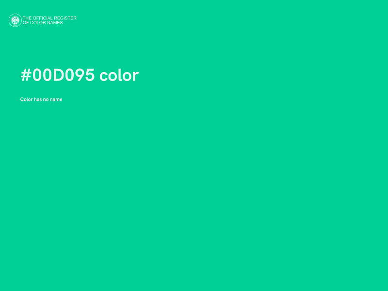 #00D095 color image