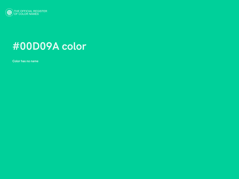 #00D09A color image