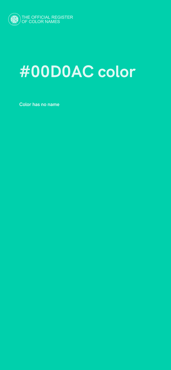 #00D0AC color image