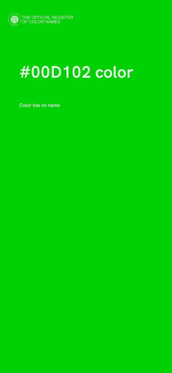 #00D102 color image