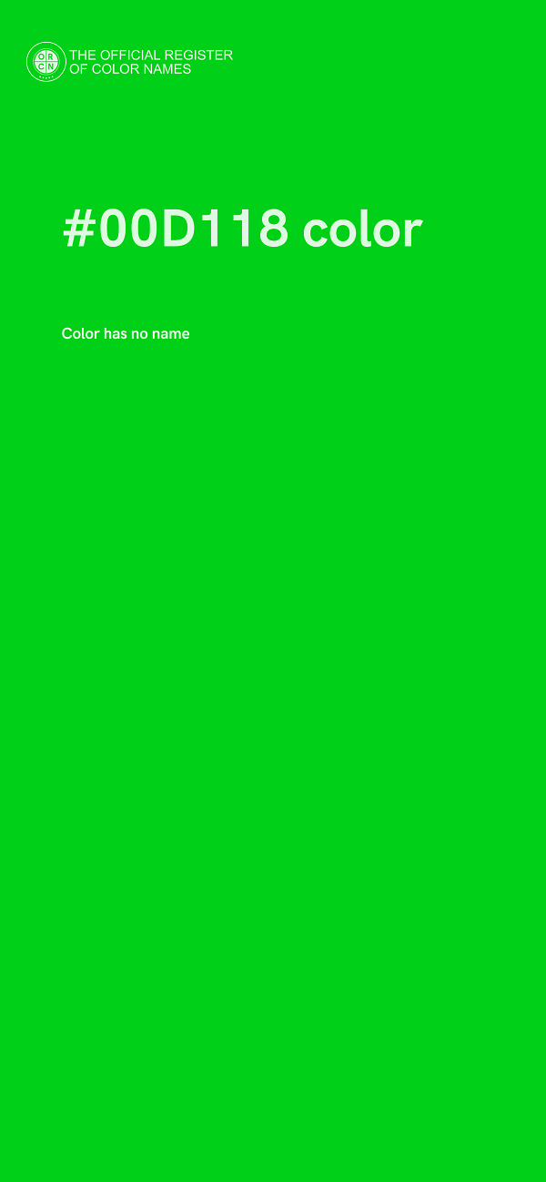 #00D118 color image