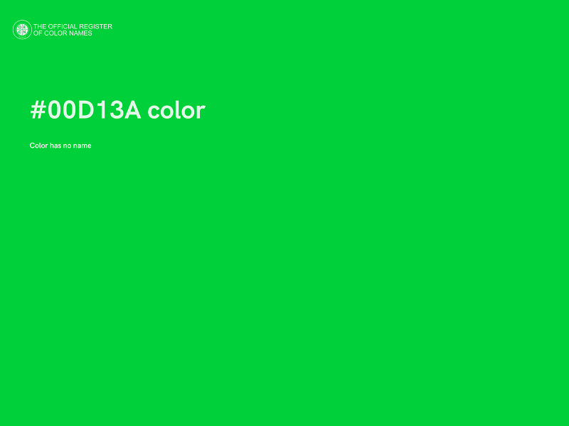 #00D13A color image