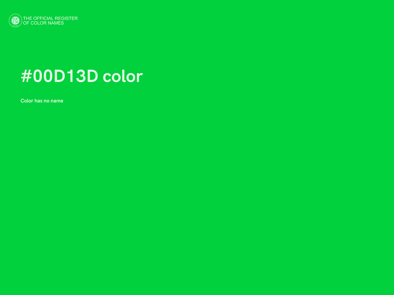 #00D13D color image