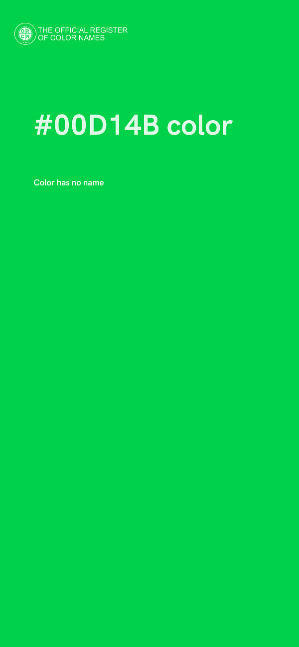#00D14B color image