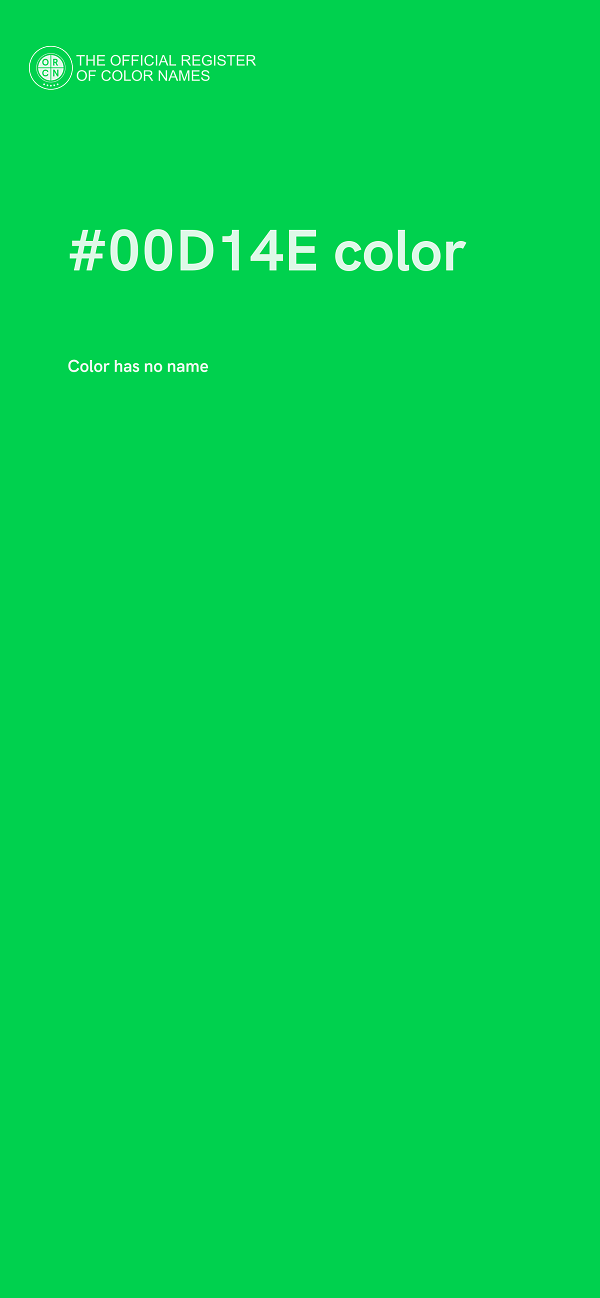#00D14E color image