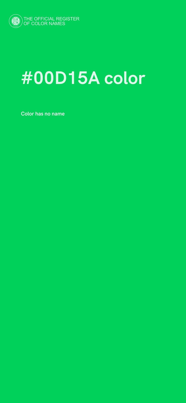 #00D15A color image