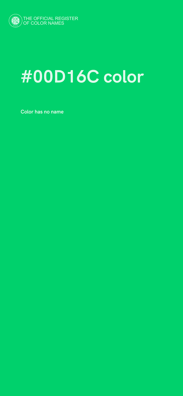 #00D16C color image