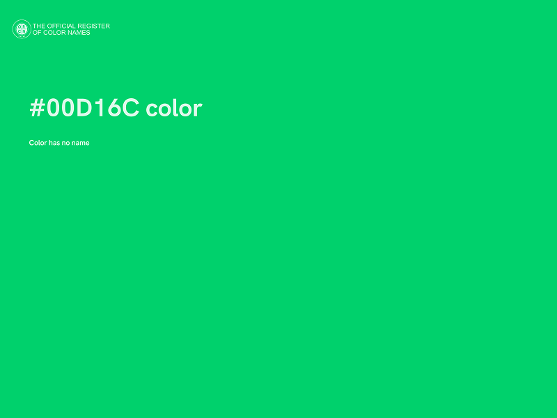 #00D16C color image