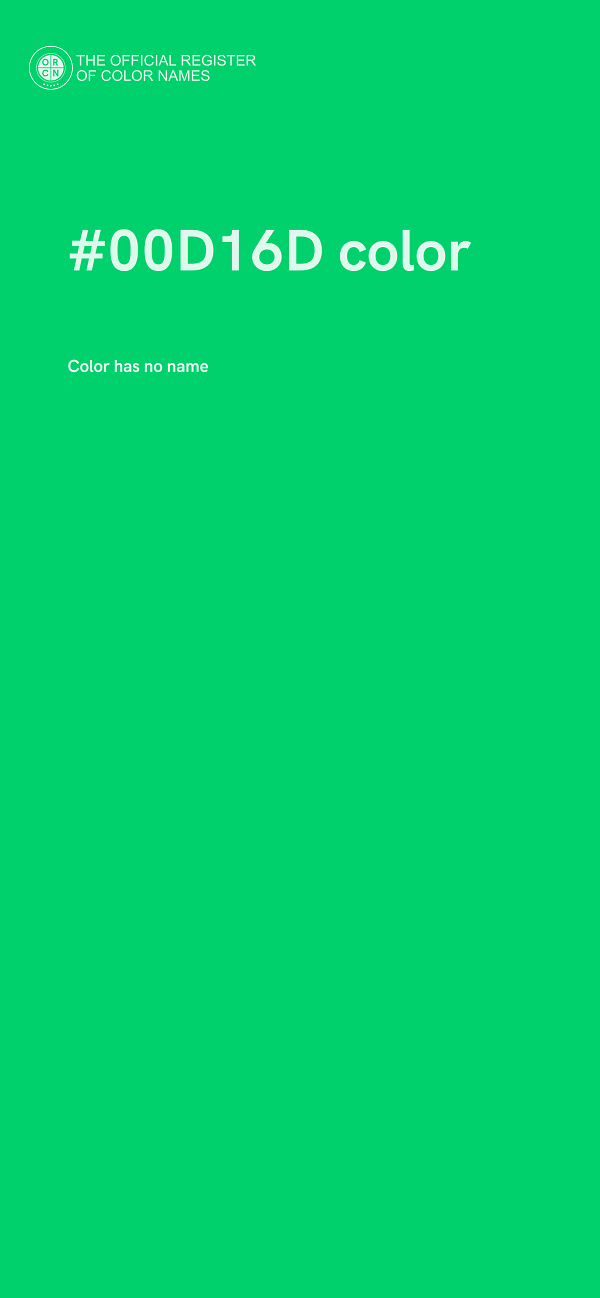 #00D16D color image