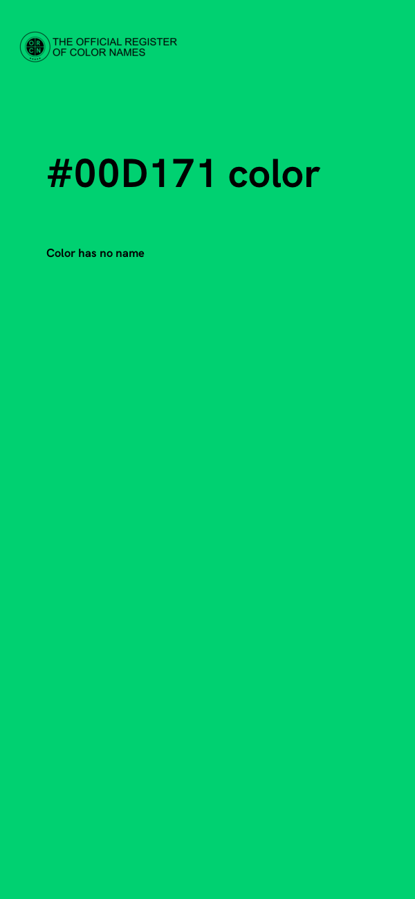 #00D171 color image