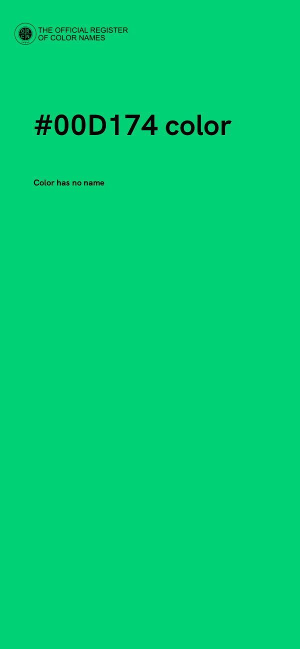 #00D174 color image