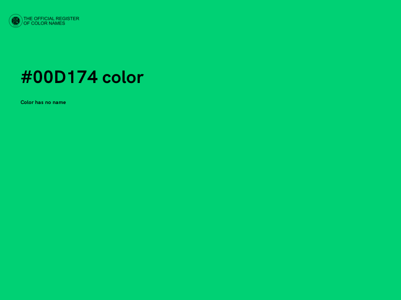 #00D174 color image