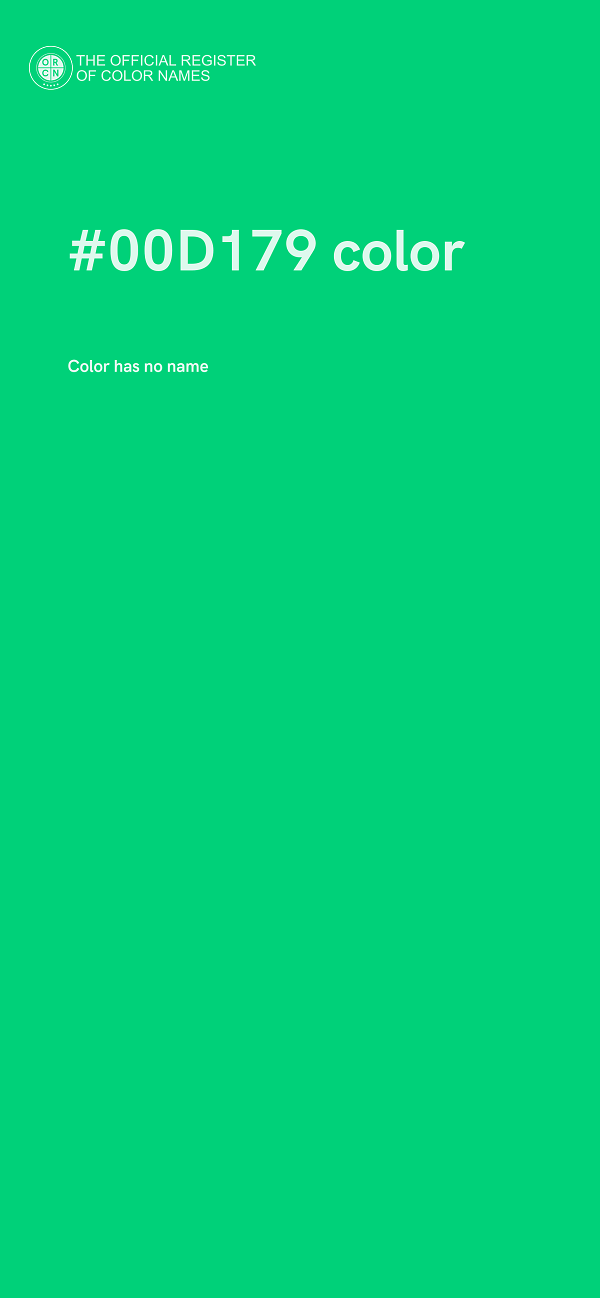 #00D179 color image