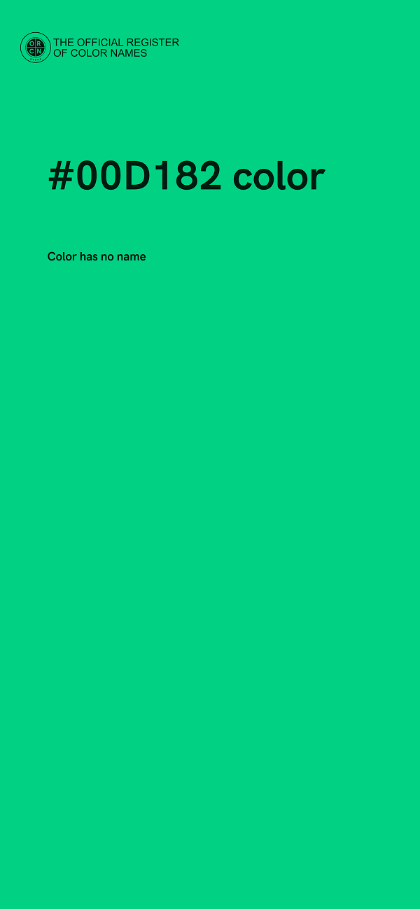 #00D182 color image