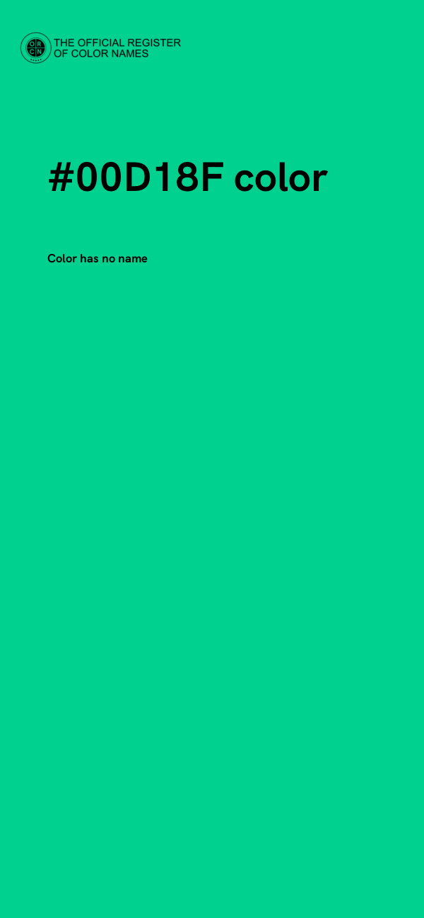 #00D18F color image
