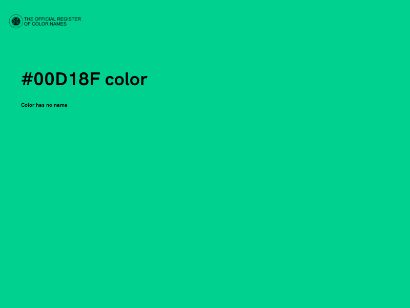 #00D18F color image