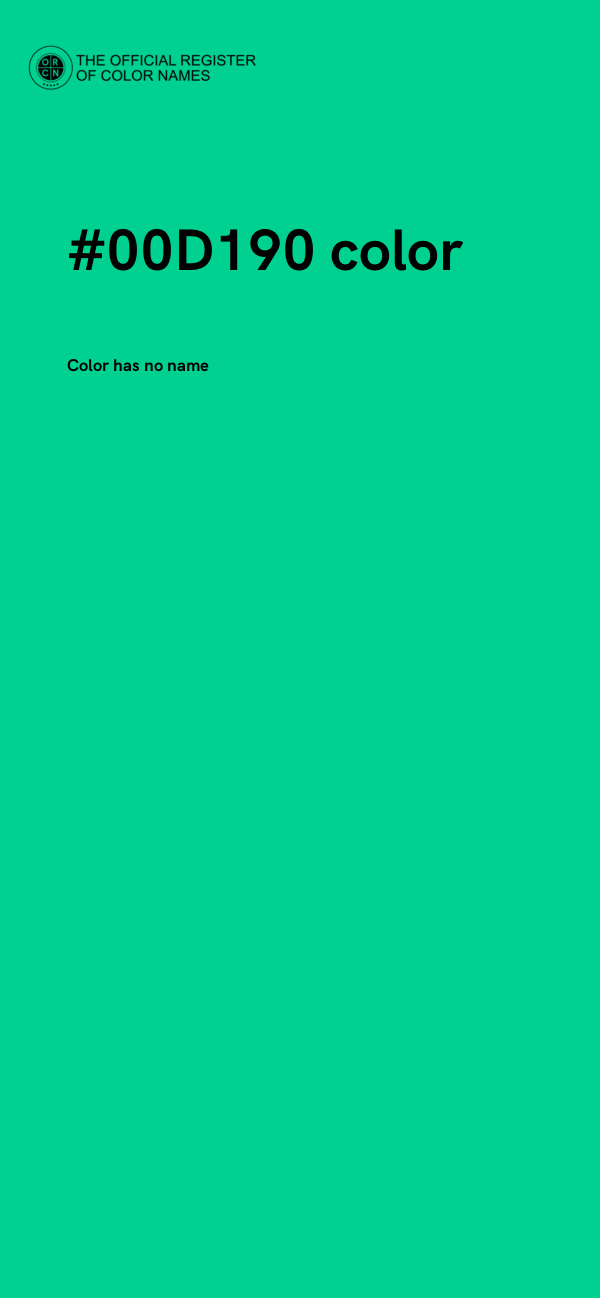 #00D190 color image